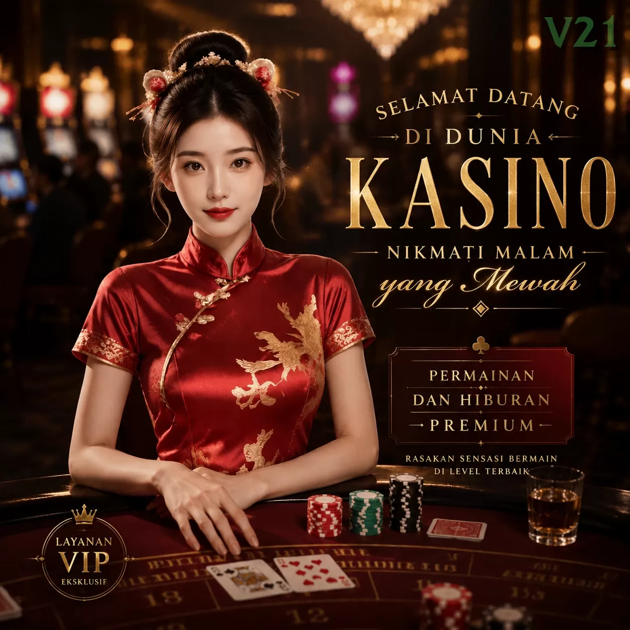 Ikon aplikasi v21 resmi